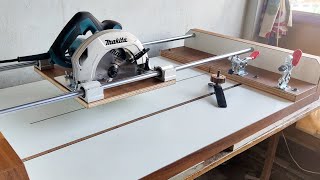 Make A Circular Saw Sliding Guide || DIY Circular Saw Track