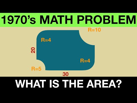 CLASSIC MATH PROBLEM SOLVED! - Calculate This Area