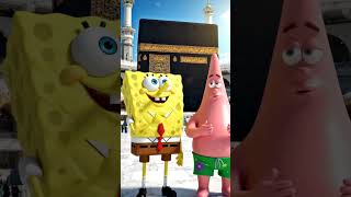 Spongebob dan patrick ada di mekkah?! #AI  INI CUMA AI YAAH#viral