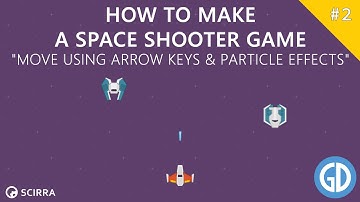 2. Creating A Space Shooter Game (Move using arrow keys & Particle Effects) Construct 2 Tutorial