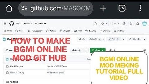 HOW TO MAKE BGMI ONLINE MOD FULL TUTORIAL VIDEO || HOW FULL PROPER WORKING ONLINE MOD MEKING VIDEO