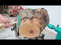 Extremely dangerous woodworking plans!! Professional Machining Process On A Carpenter&#39;s Wood Lathe