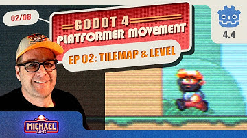 Make a Level! // Platformer Movement 02/08 /// 2D Platformer Basics in Godot 4