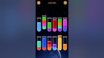 Water Sort Game Level - 102 Without Boosters | Puzzle Games #entertainment #puzzle #games