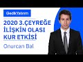 Onurcan Bal ile 2020 3.Çeyreğe İlişkin Olası Kur Etkisi