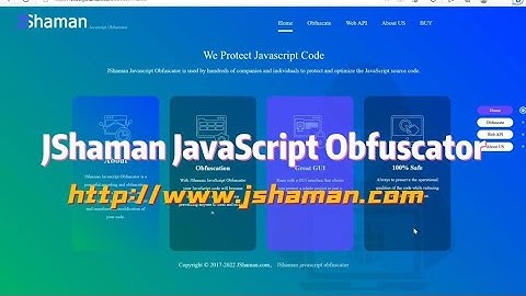 jshaman JavaScript obfuscator！A new JavaScript obfuscator tool！