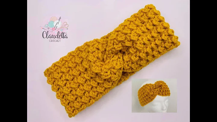 Create a Stunning Crochet Twist Headband with Grit Stitch