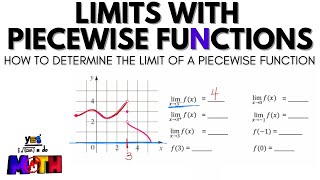 Limits with Piecewise Functions