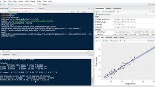 SIMPLE LINEAR REGRESSION using R Software