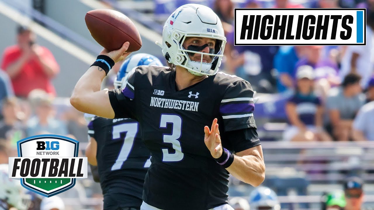 Duke at Northwestern | Highlights | Big Ten Football | Sept. 10, 2022