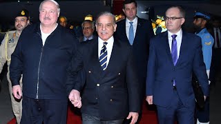 Belarus President Aleksandr Lukashenko arrives in Islamabad