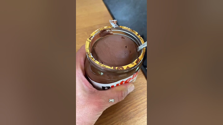 Nutella Bucket Chocolate Ice Cream