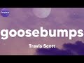 Travis Scott - goosebumps (Lyrics)