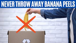 BANANA PEEL USES - 15 Amazing Things You Can Do With Banana Peel!