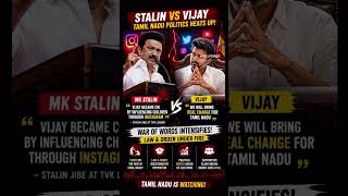 Stalin vs Vijay: Tamil Nadu Politics Heats Up Over Instagram Remark