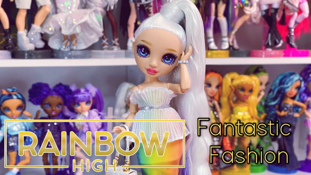 Rainbow High Fantastic Fashion Amaya Raine 11 Doll w/ Playset