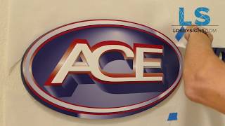 How to install dimensional letters - Lobby Sign Installation Guide