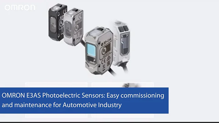 OMRON E3AS Photoelectric Sensors | Easy commissioning and maintenance for Automotive Industry