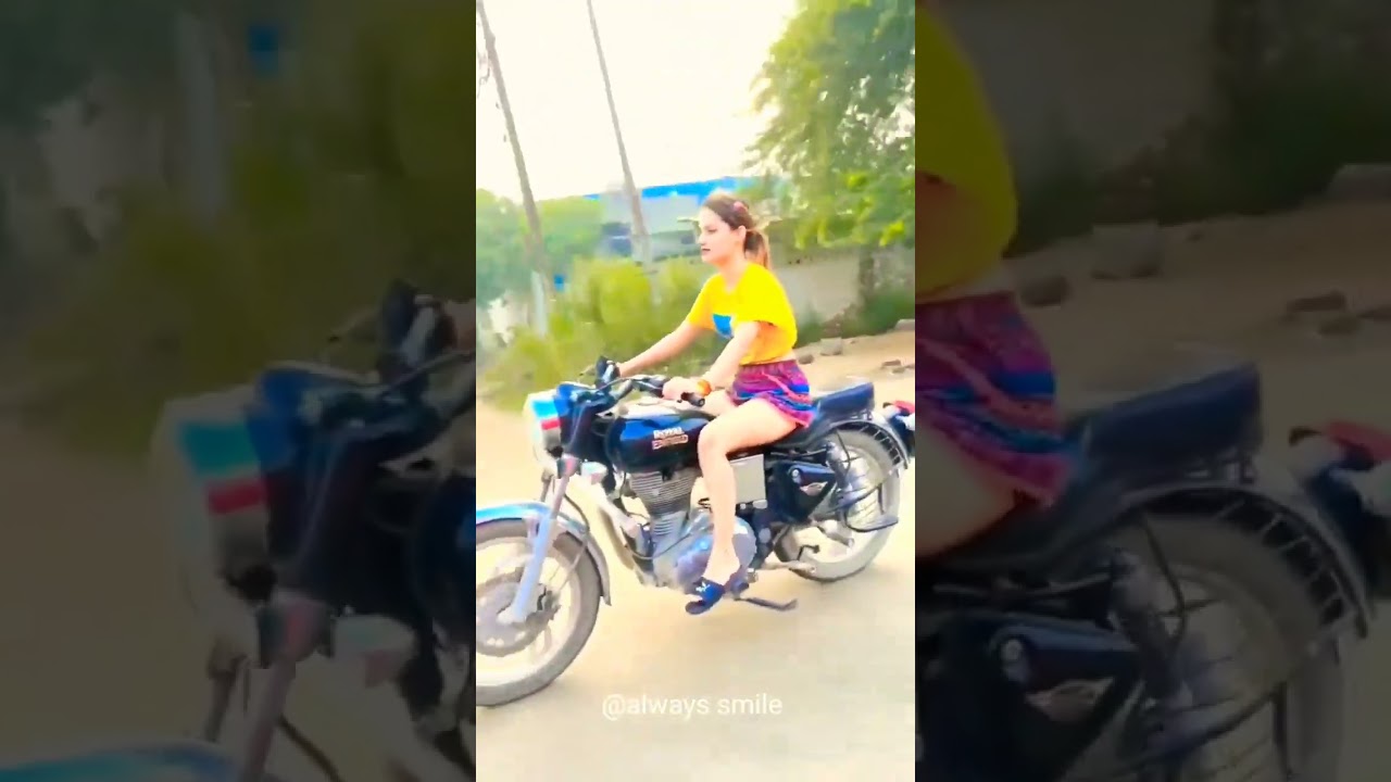 Desi Girl🔥💯 Indian Girls Riders Girls Riding Girls Riding Bike In