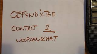 Oefentoets Frans Contact 2 Woordenschat