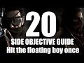 Mgsv  mission 20 voices  successfully hit the floating boy with an attack side objective