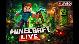 MINECRAFT HARDCORE | LIVE STREAM 🔥 | DIG’S GAMING #LiveStream #MinecraftBuild #livegaming