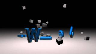 Cinema 4D - Falling cubes intro