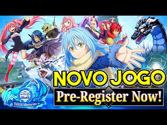 SAIU! NOVO JOGO SLIME ISEKAI MEMORIES OFICIAL I O JOGO ESTÁ MUITO