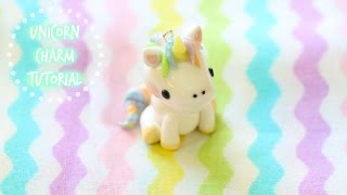 Polymer Clay Unicorn Charm Tutorial