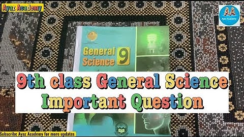 9th Class General Science Guess Paper 2023 | General Science Class 9 Important Questions 2023