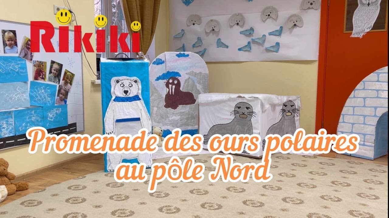 Promenade des ours polaires au pôle Nord