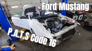 Mustang PATS Code 16