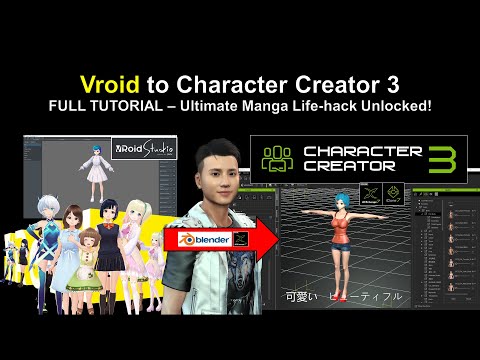 Vroid Studio to CC3 (head as accesory)