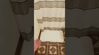 My new bathroom set from dollar tree I love it . I'm buy some more new stuff for the bathroom
