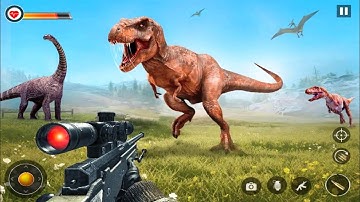 Dino Hunter 3D: Dinosaur Games - Android Gameplay #1
