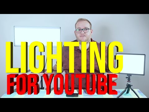 YouTube Video Lighting Tutorial - how to use LED Panel lights to make your YouTube videos stand out!