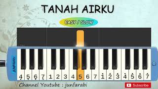 not pianika tanah airku - main pianika lambat lagu tanah airku