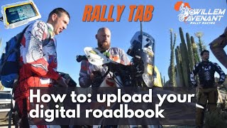 How to upload a digital roadbook file - Rally Tab tutorial screenshot 5