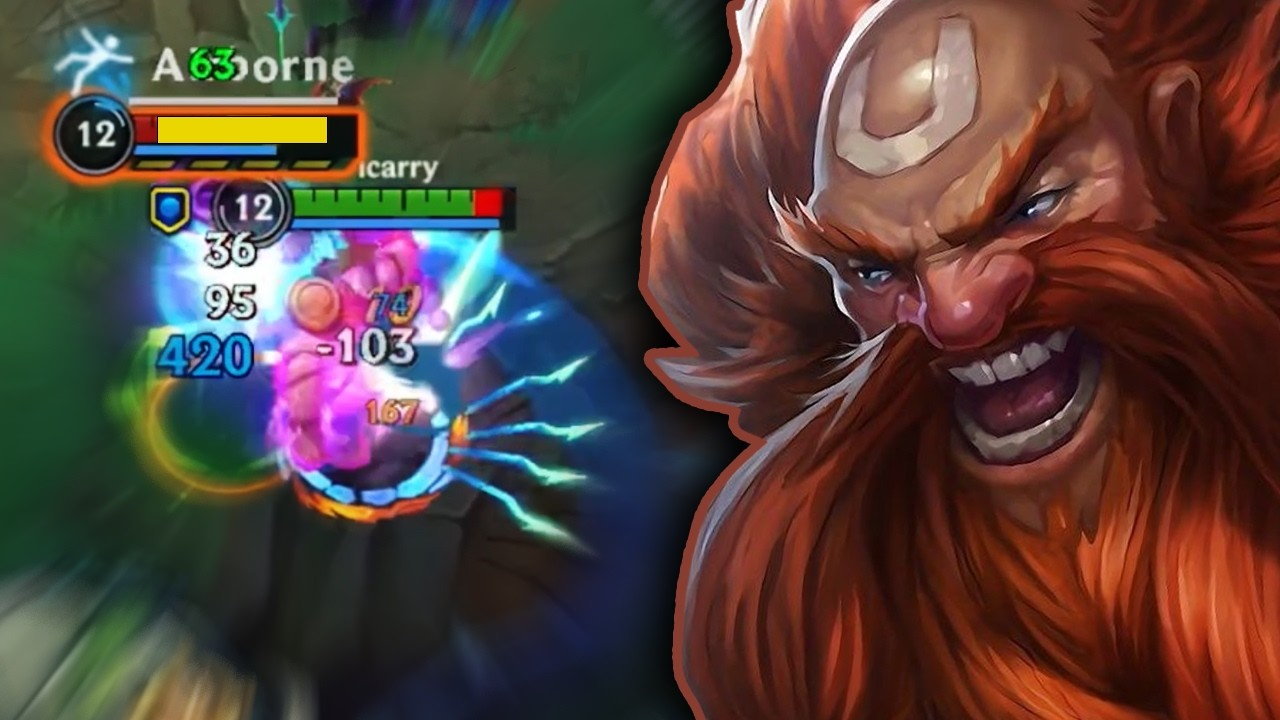 Wild Rift Gragas Hard Carry Gameplay | One Shot Carry!