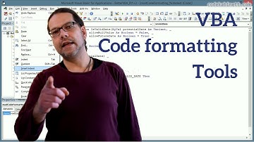 Better VBA 7 - Code formatting tools