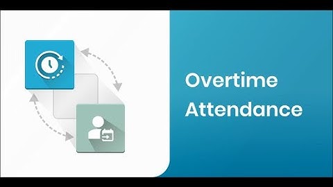 Odoo Apps - Overtime Attendance | Odoo 15