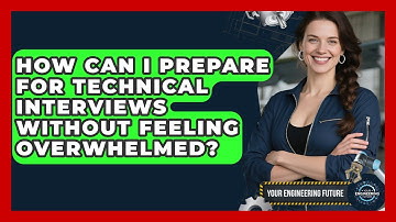 How Can I Prepare For Technical Interviews Without Feeling Overwhelmed? - Your Engineering Future