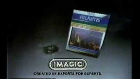 Atlantis Commercial By Imagic For Atari 2600