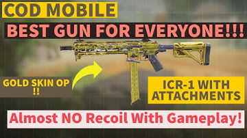 New Best ICR 1 Gunsmith Loadout In CALL OF DUTY Mobile Multiplayer !!