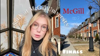 ep.2 life as a student at McGill University, Final exams, how to be productive | Montreal diaries