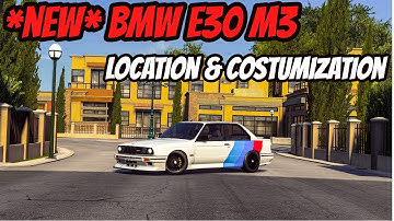 *NEW* HIDDEN BMW E30 M3 LOCATION & COSTUMIZATION NFS PAYBACK!