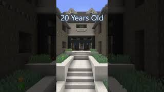 Minecraft Houses At Different Ages the Worlds Smallest Violin shorts minecraft