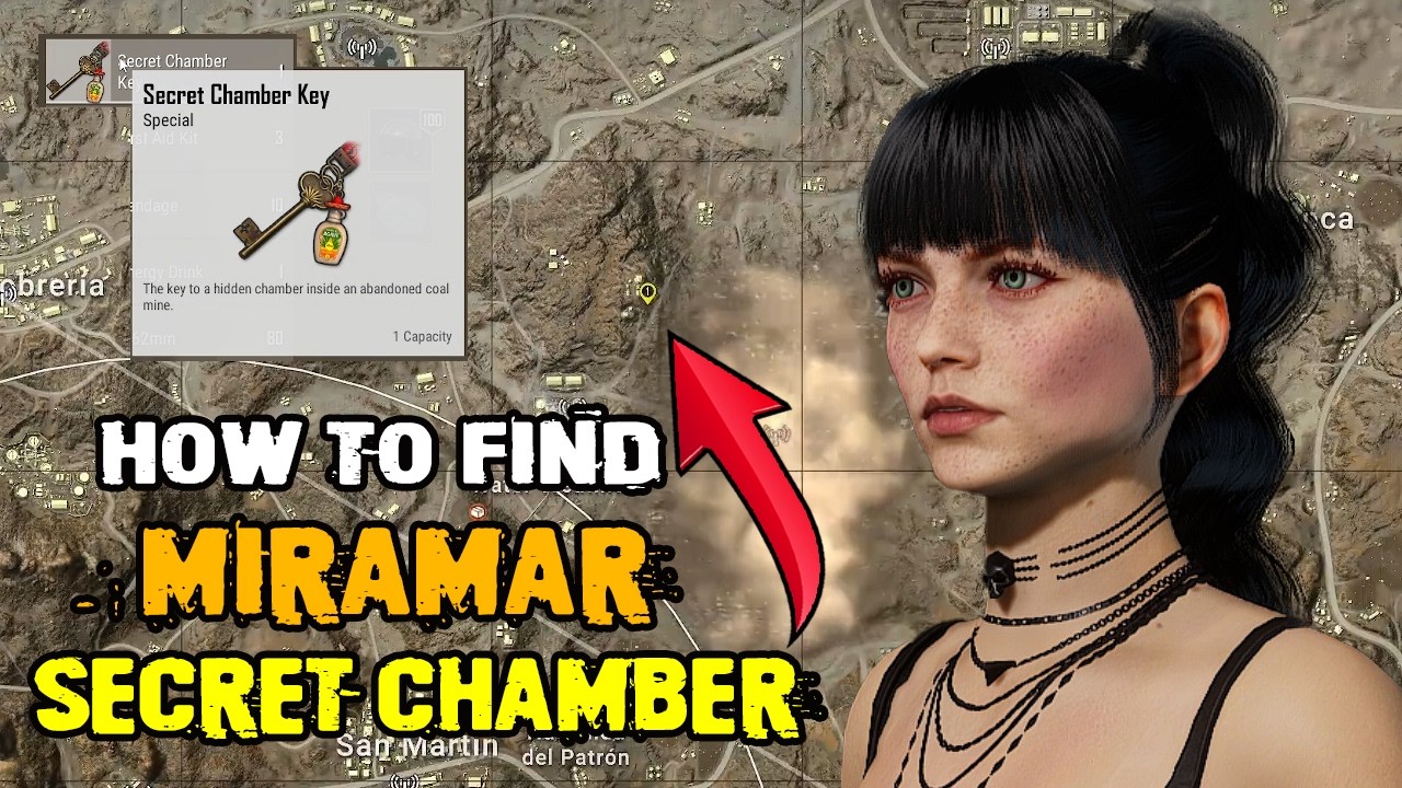 PUBG where is the hidden chamber inside the coal mine in Miramar opened ...