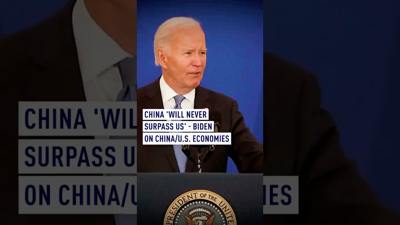 Biden: ‘China will never overtake us’