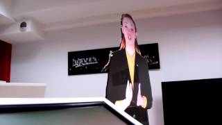 Azafata Virtual Interactiva  Interactive Virtual Hostess